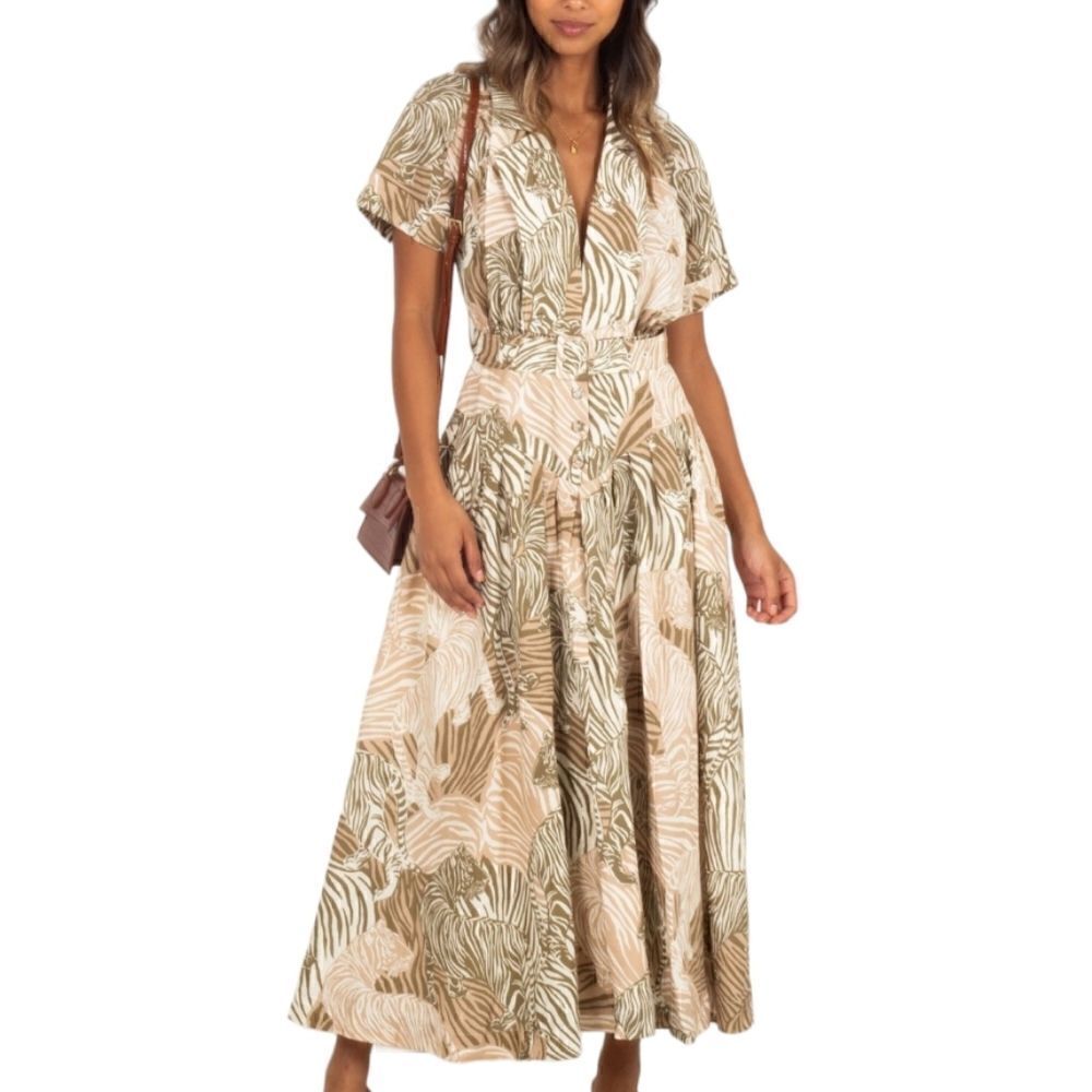 The Bright Side's Indio Dress - Palm